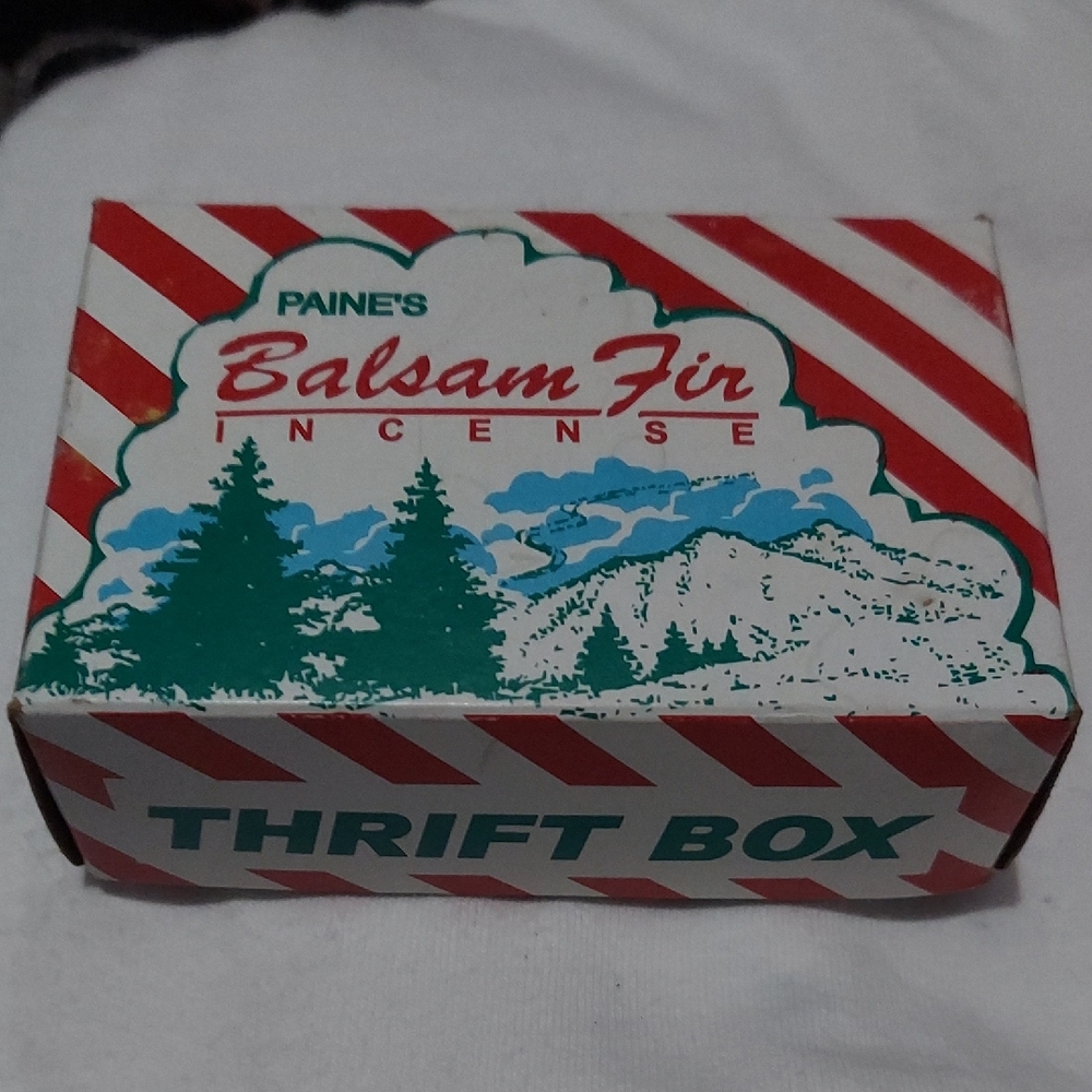 Deadstock Christmas. Nwot 1970s Balsam Fir Incense